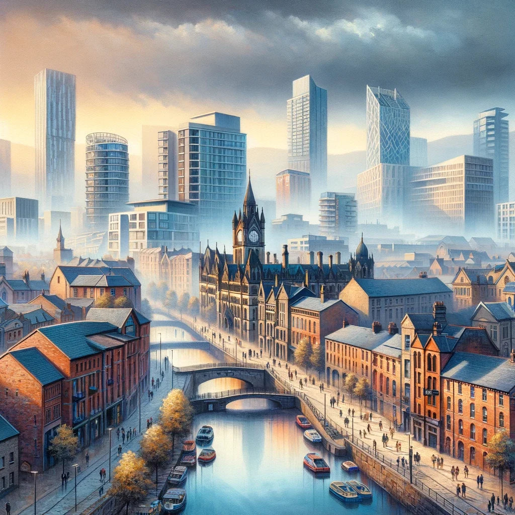 Manchester Mosaic Canvas