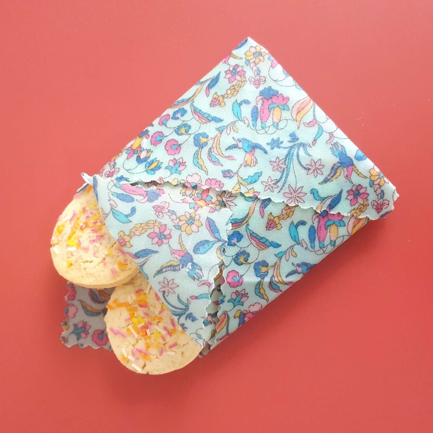 Honey Bee Good Made with Liberty Fabric Set of 3 Handmade Beeswax Wraps