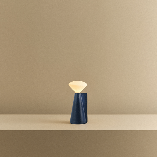 Mantle Portable Lamp in Cobalt Blue