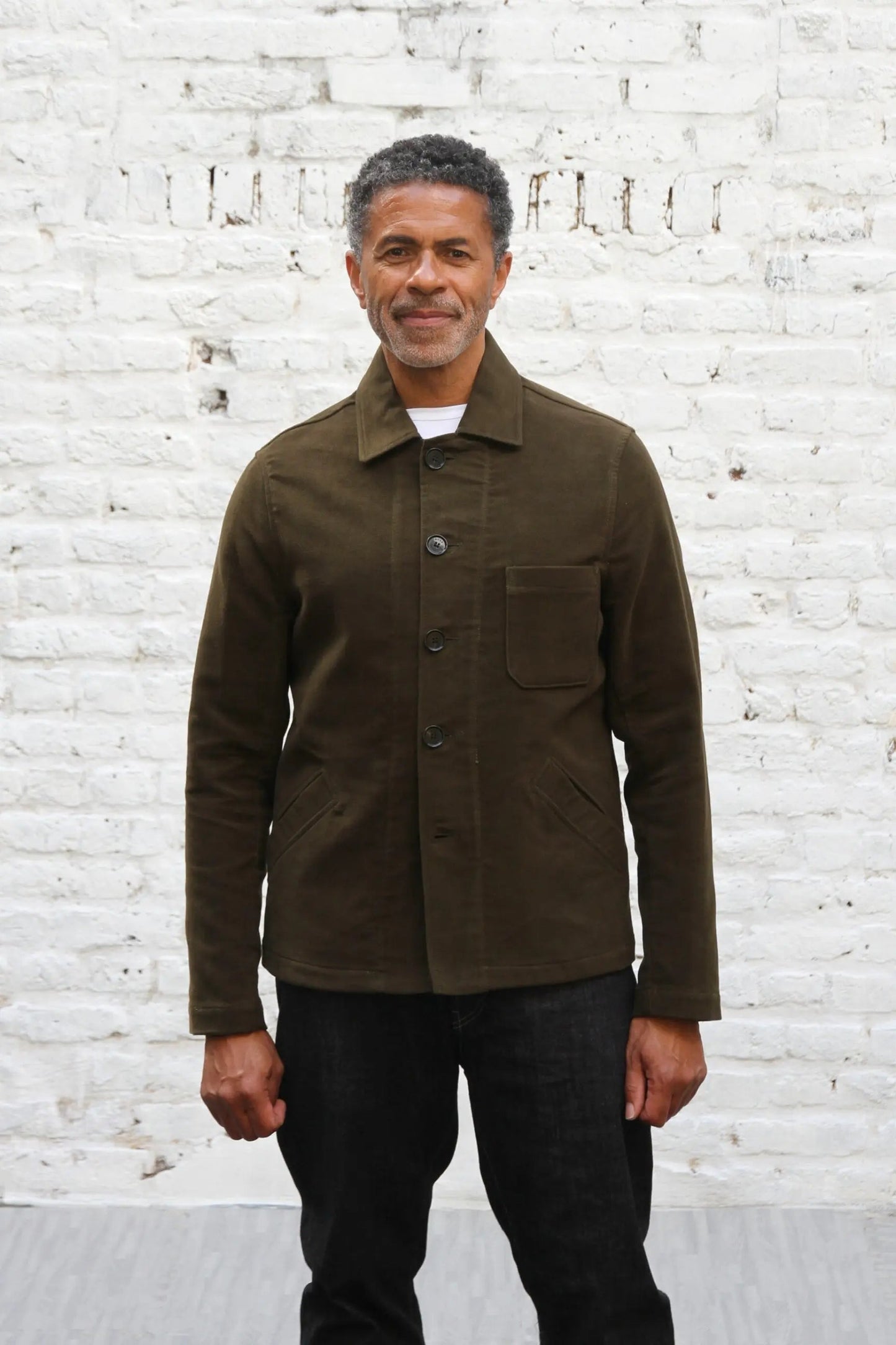Marchant Jacket  - Olive Moleskin
