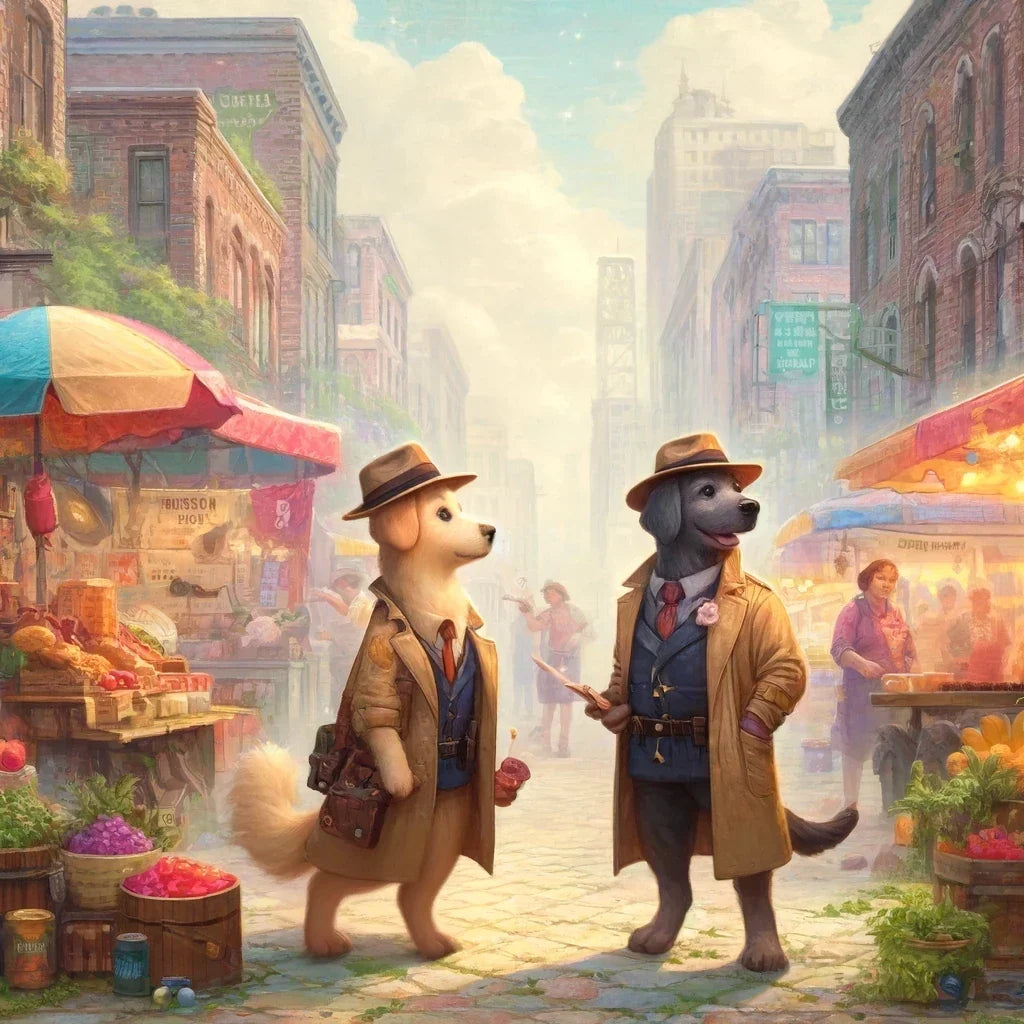 Market Mystery Canvas