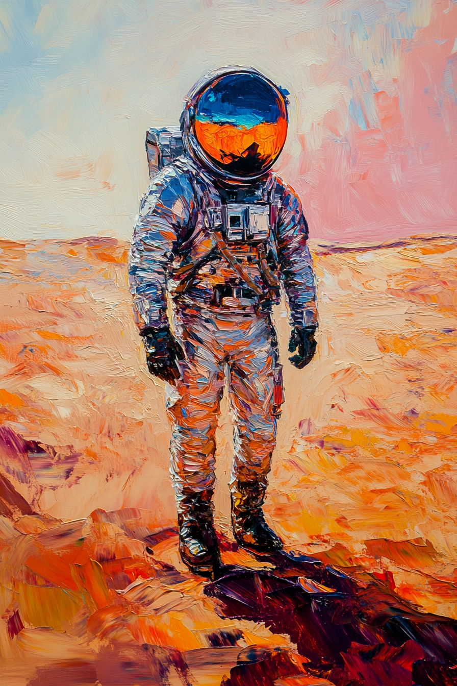 Martian Explorer Canvas
