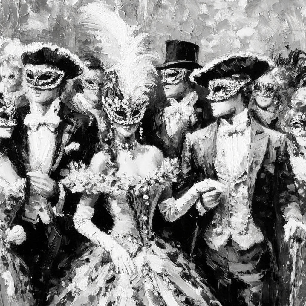 Masquerade Elegance Canvas