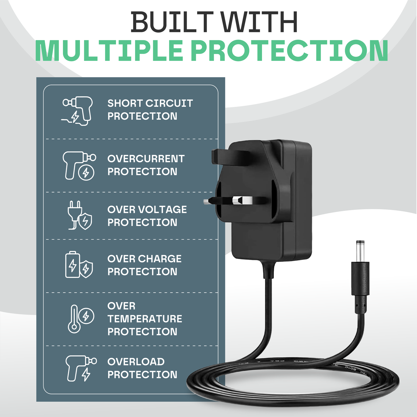 Replacement Charger For Massage Gun Pro