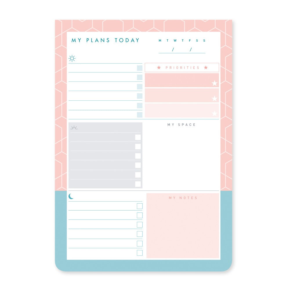 Matilda Myres | A5 Daily List Pad with 100 Sheets and Magnetic Strip