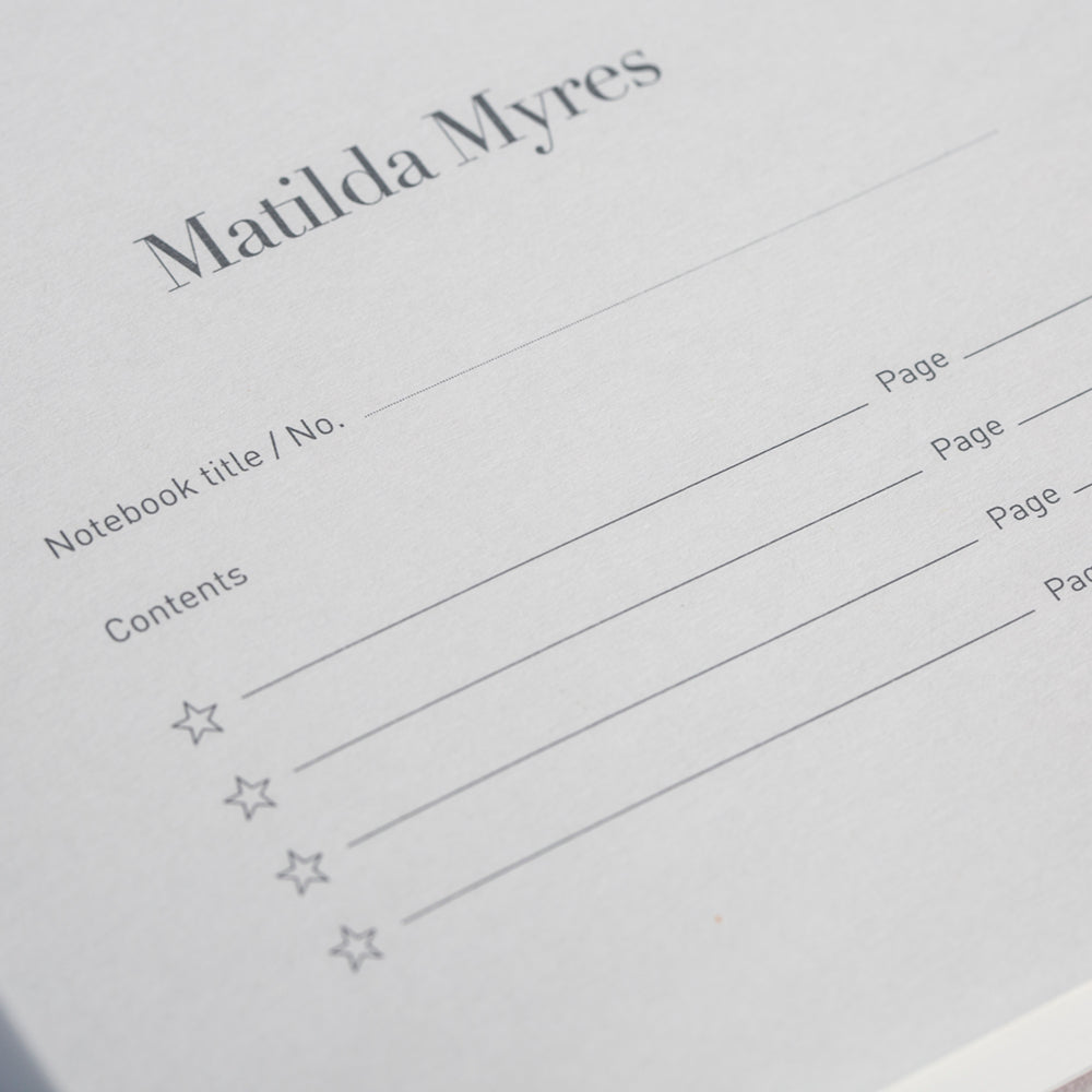 Matilda Myres | A5 Ruled Notebook | Floral