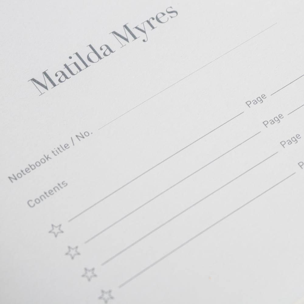 Matilda Myres | A5 Ruled Notebook | Floral