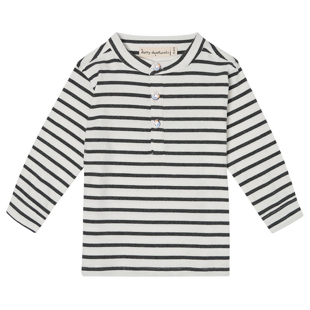 Maxi Top - Grey Breton Stripe