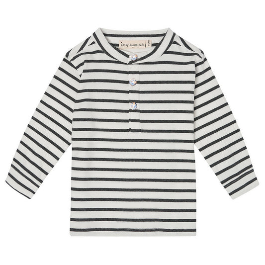 Maxi Top - Grey Breton Stripe