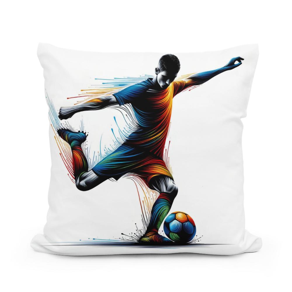 Dynamic Football Cotton Cushion