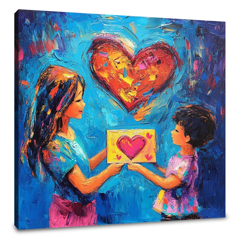 Heartfelt Greeting Canvas