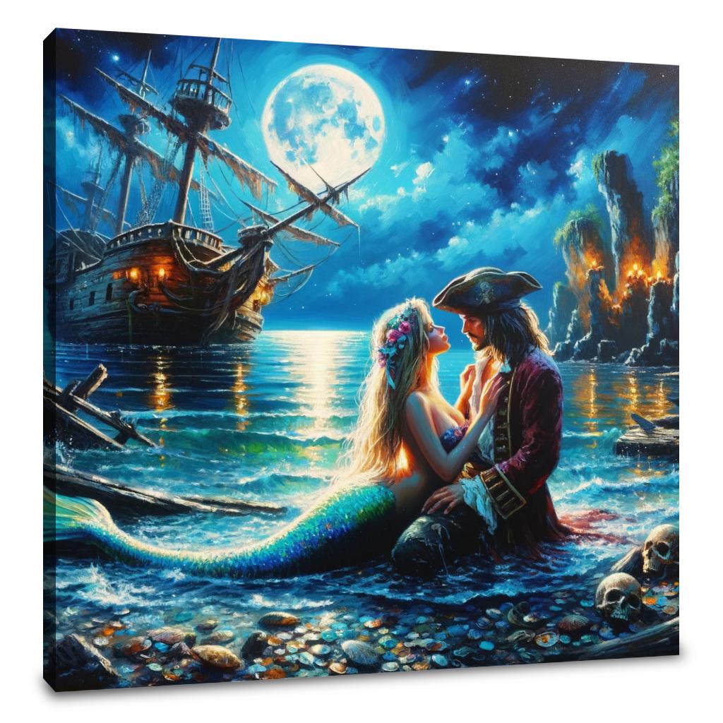Moonlit Cove Rendezvous Canvas