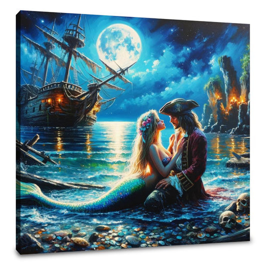 Moonlit Cove Rendezvous Canvas