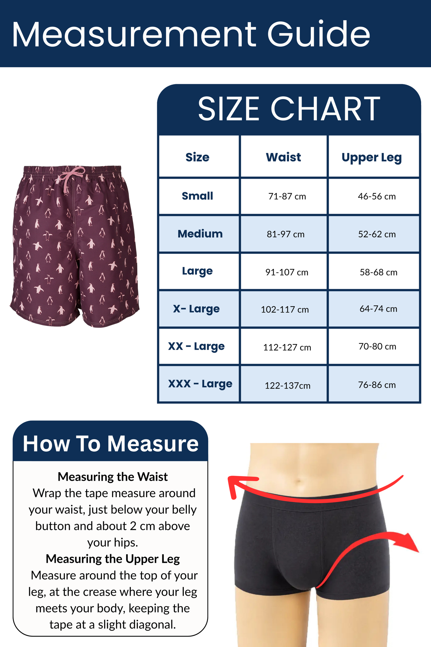 Men's Penguin Eco-Board Shorts