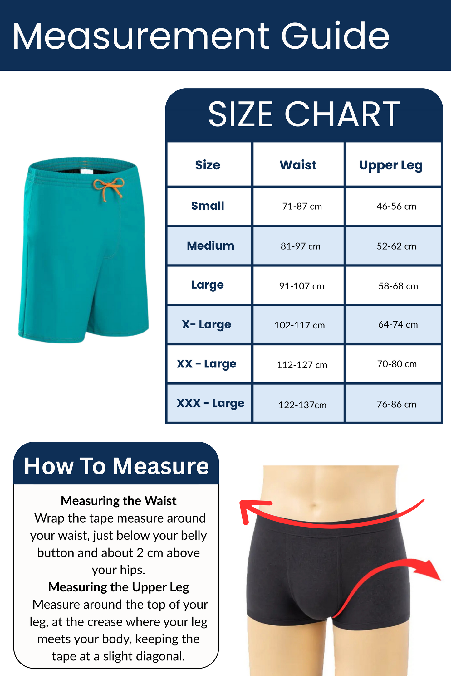 Men's Eco Swim Shorts Teal