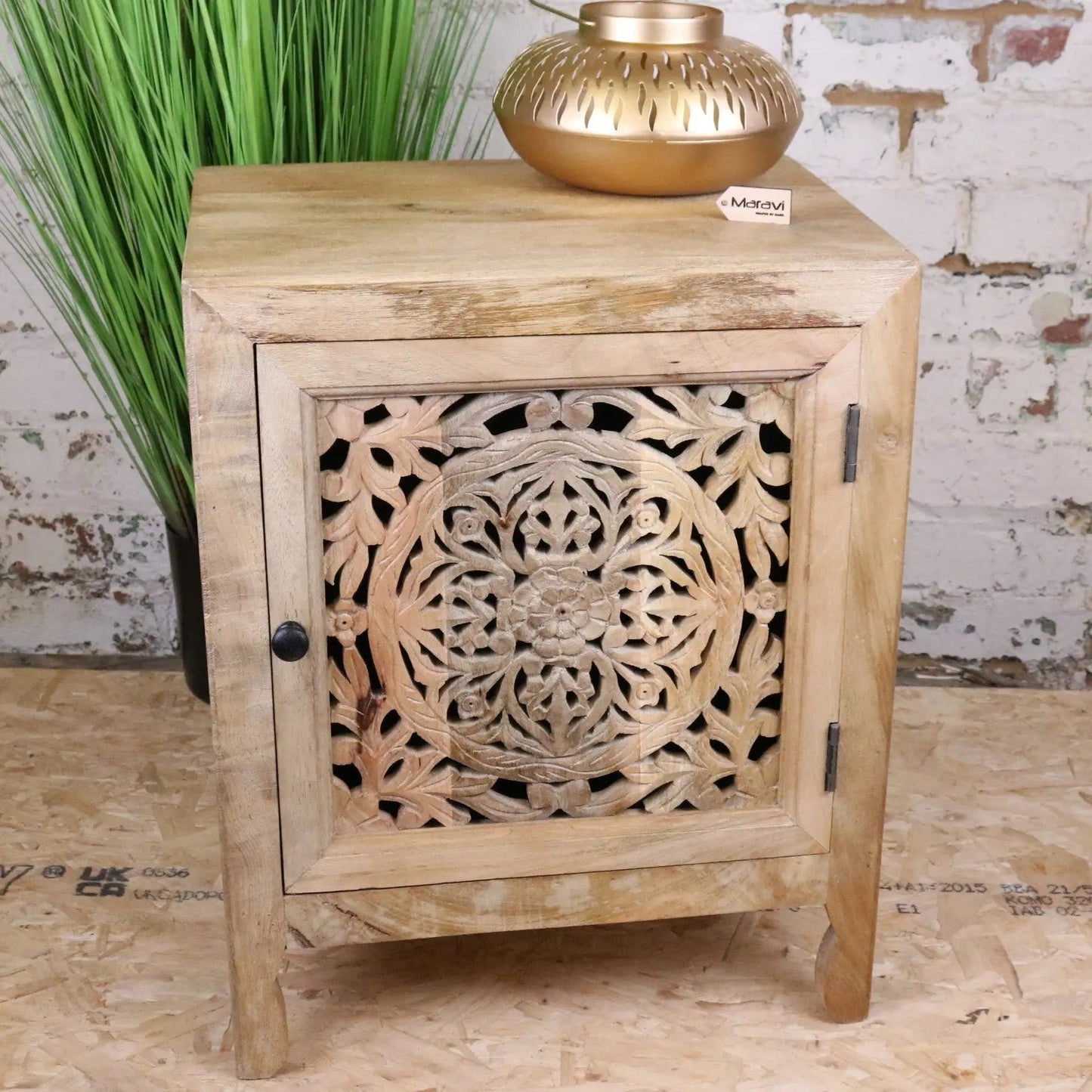 Mehira Mango Wood Bedside Cabinet