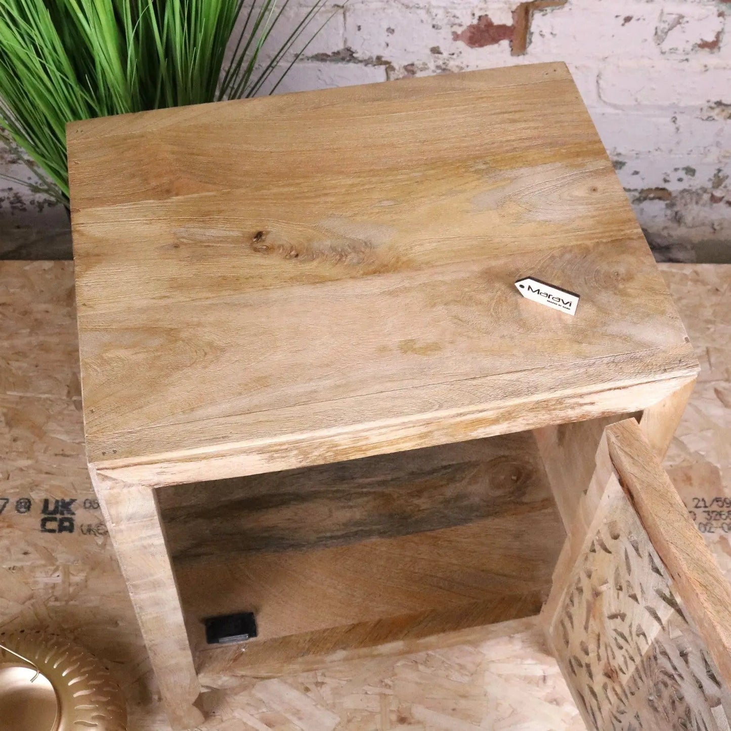 Mehira Mango Wood Bedside Cabinet