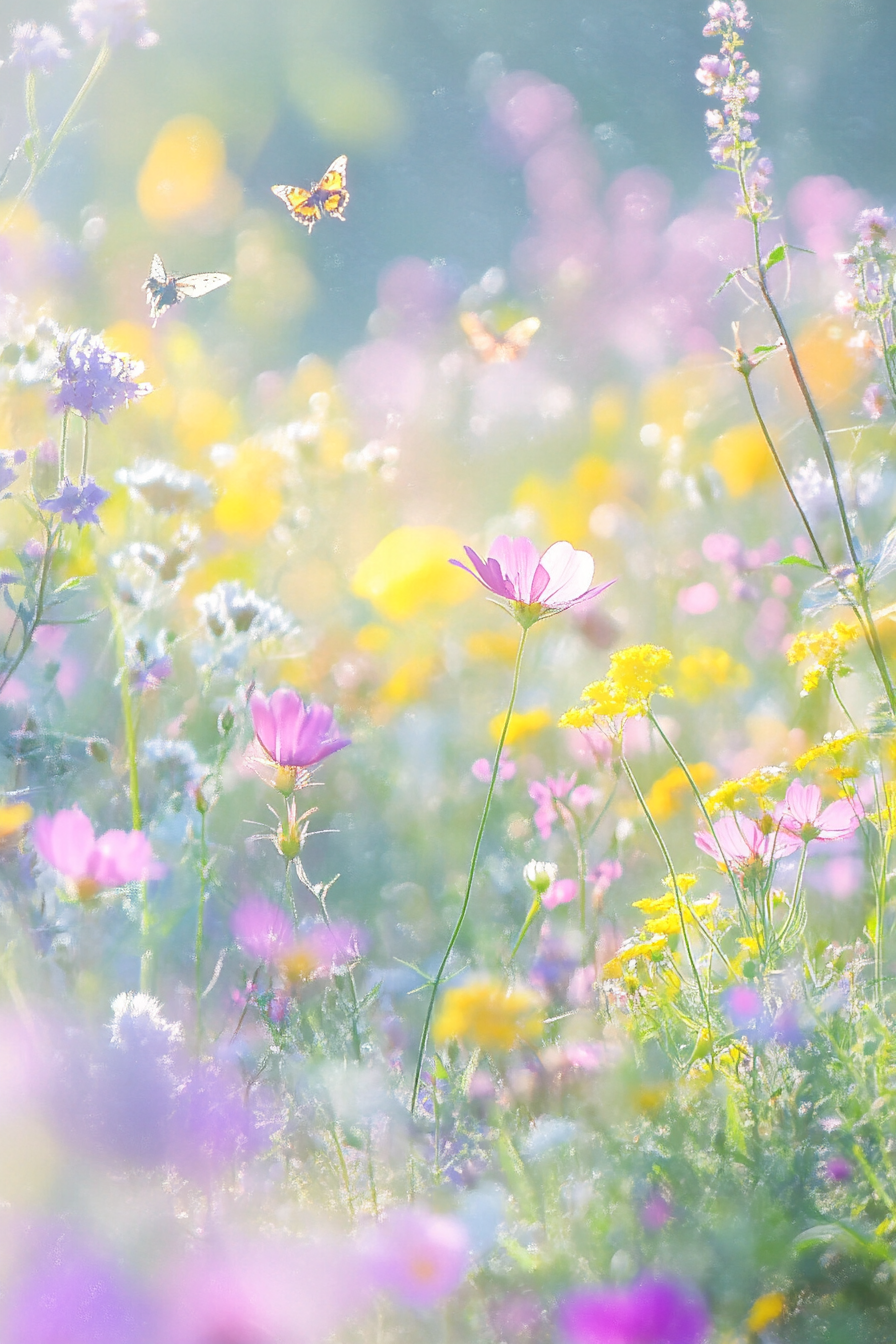 Melancholic Meadow Canvas