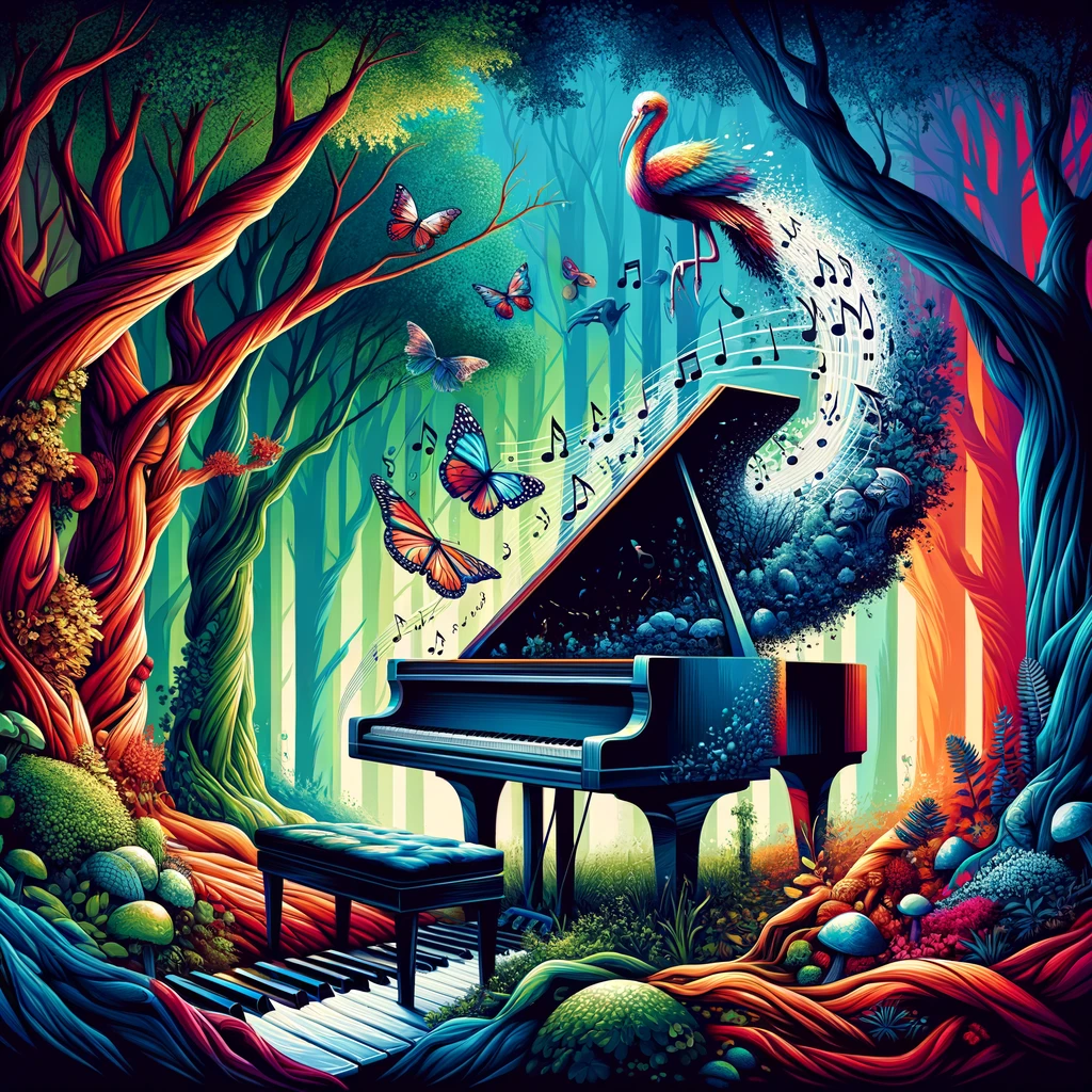Melodic Forest Rhapsody Canvas