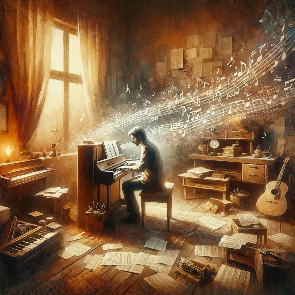 Melodic Embrace Canvas