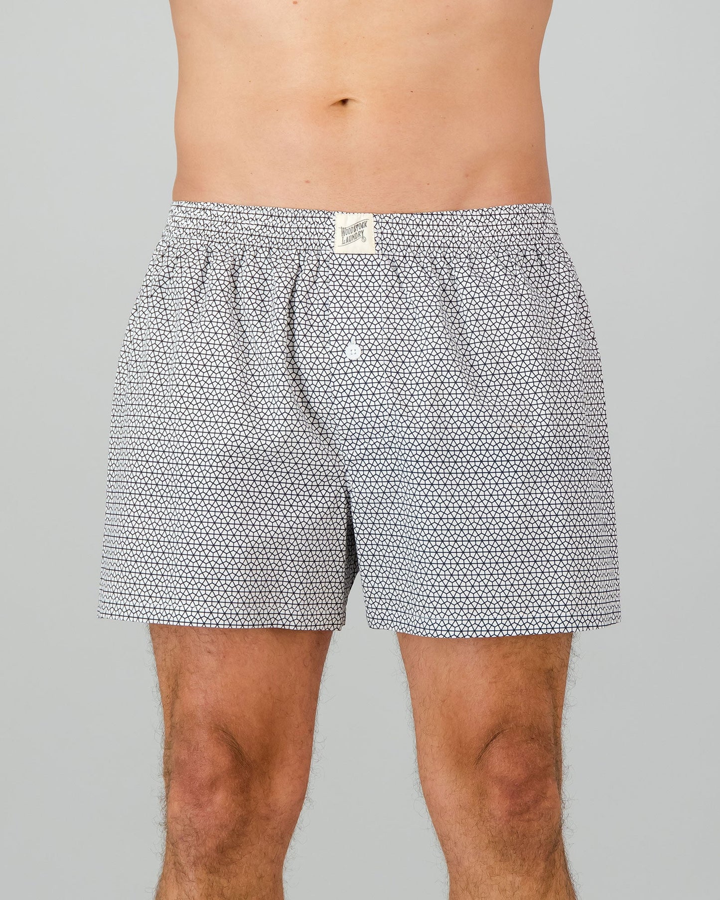 Mens Boxer Shorts - Hexagon
