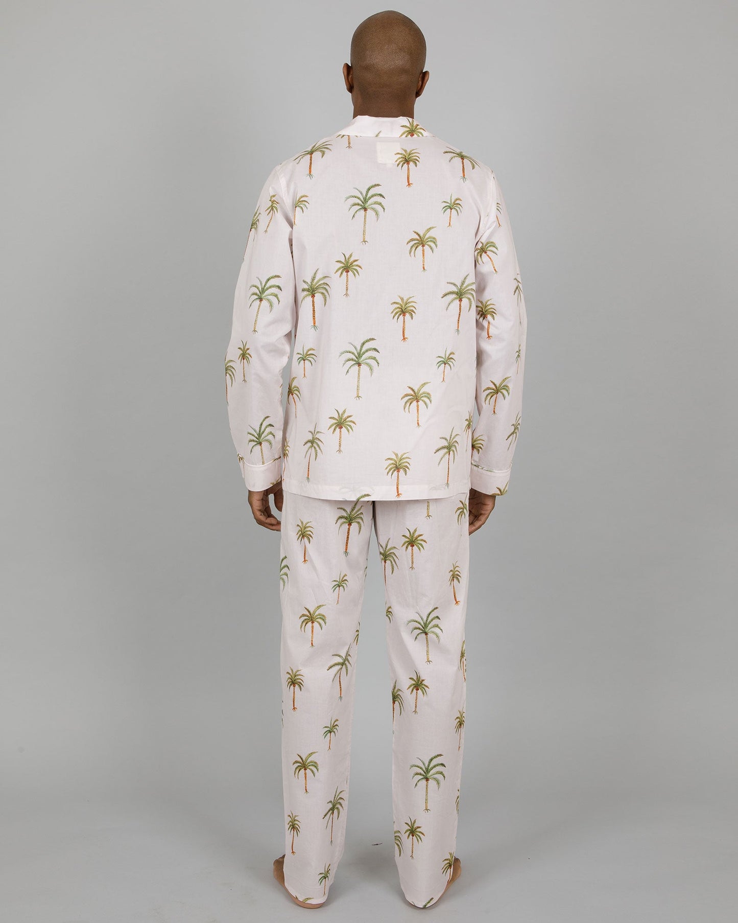 Mens Long Pyjamas - Palm Beach