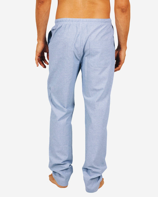 Mens Lounge Pants - Denim Light Blue