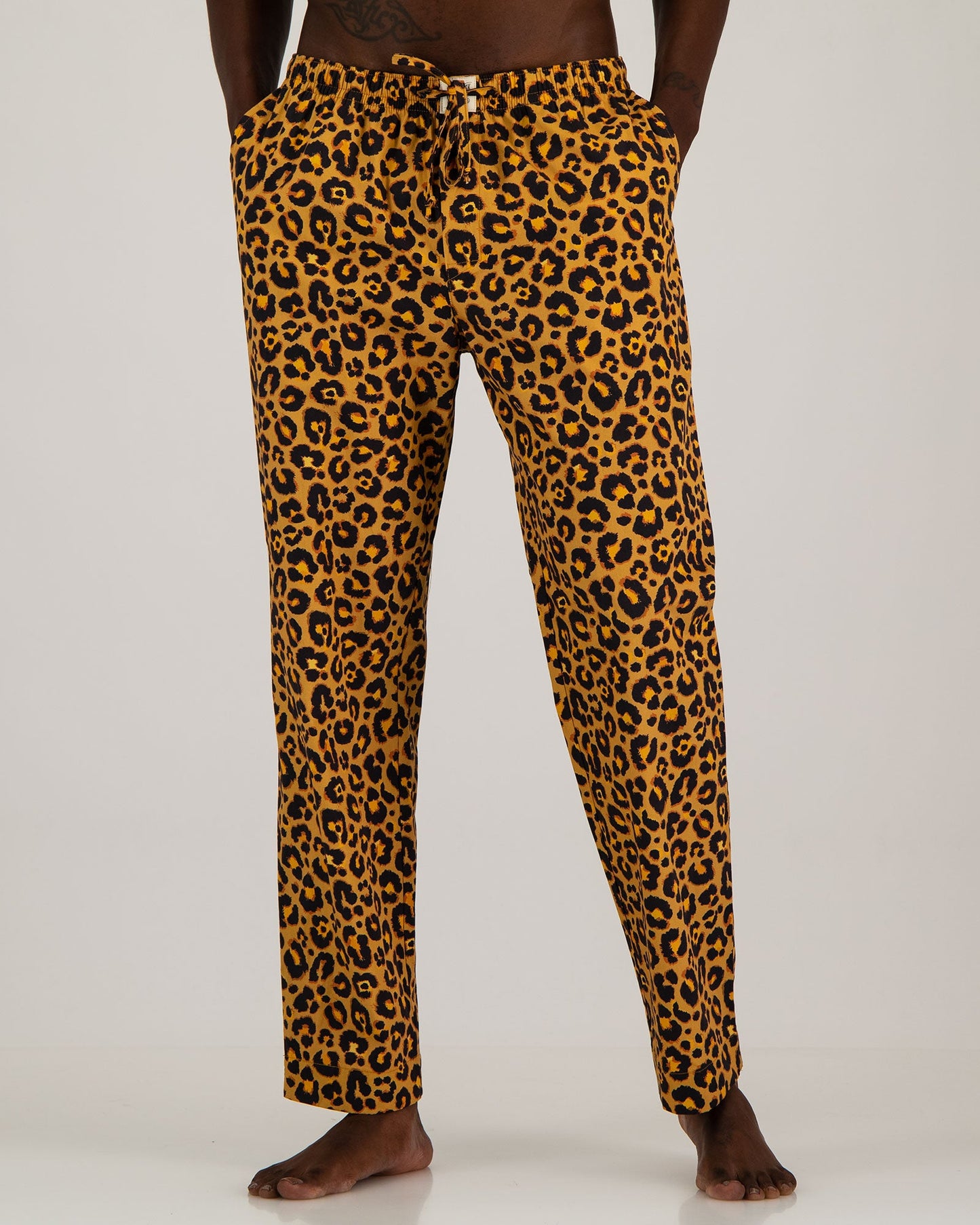 Mens Lounge Pants - Leopard