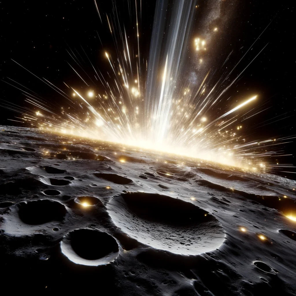 Mercury's Meteor Shower Spectacle Canvas