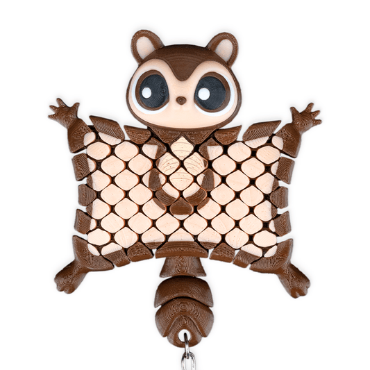 Merle the Flying Squirrel Keychain - The Cutest Bag Buddy