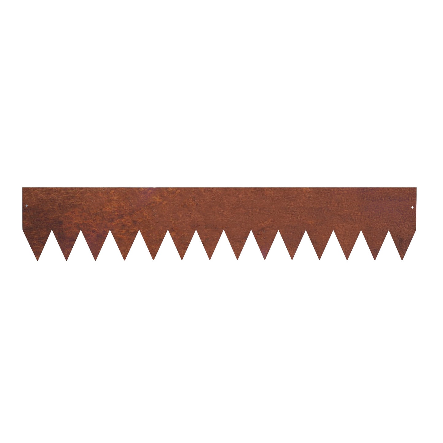 Metal Garden Border Edging – Saw-Tooth Spikes, Pack of 5