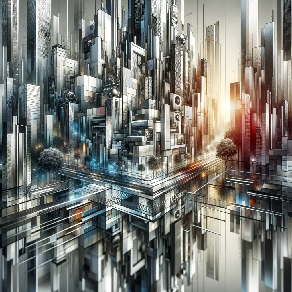 Metropolitan Mosaic Canvas