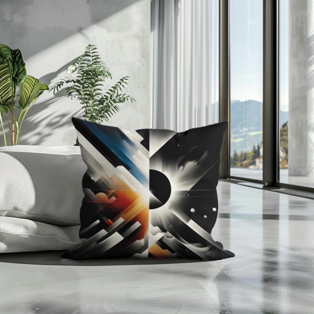 Eclipse of Clarity Cotton Cushion