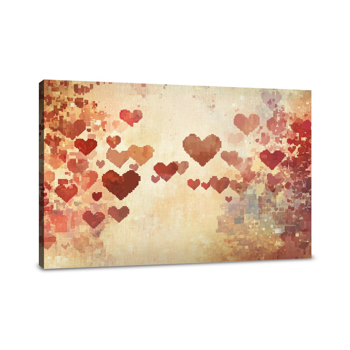 Pixel Heartbeat Canvas