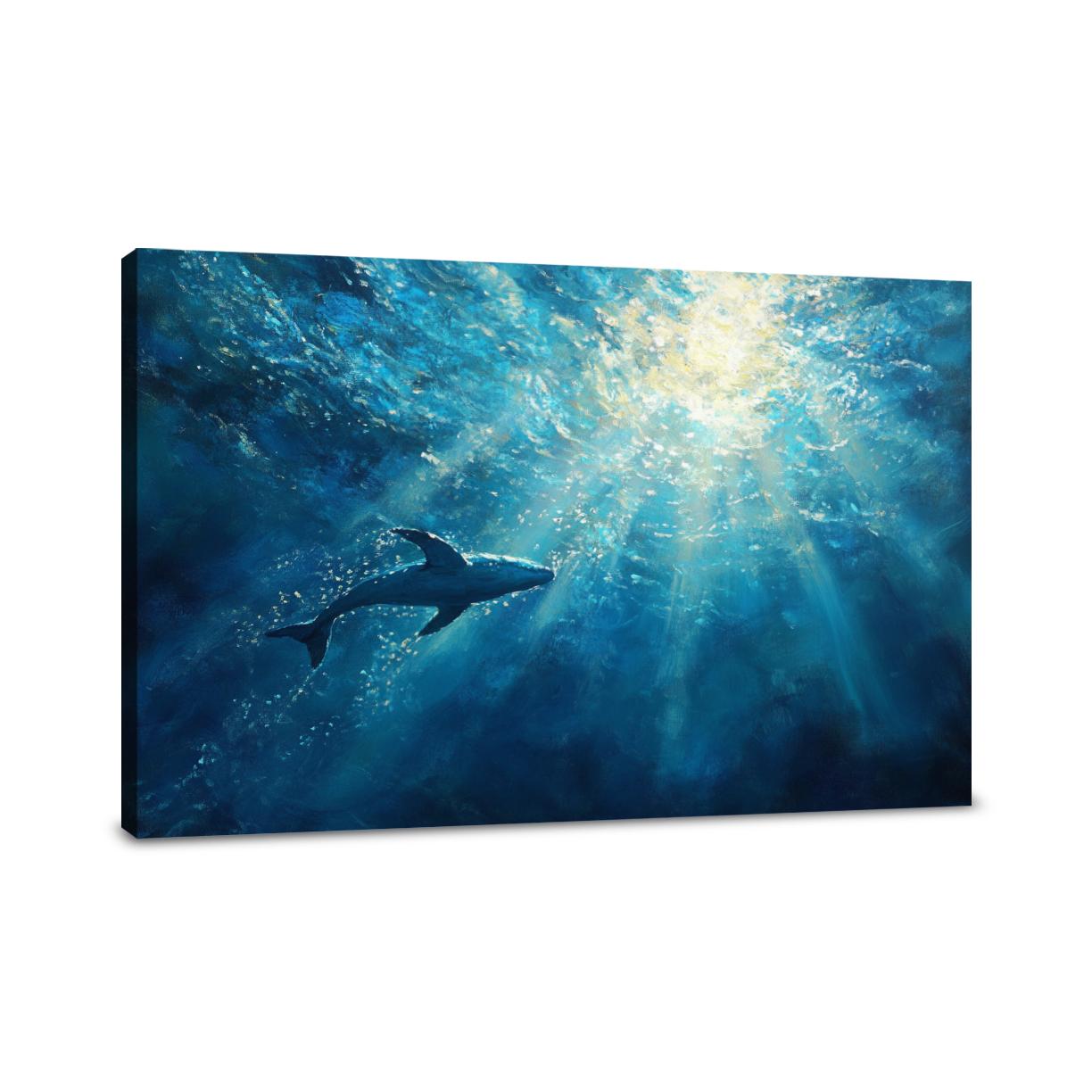 Shimmering Depths Canvas