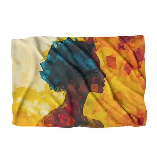 Geometric Silhouette Blanket