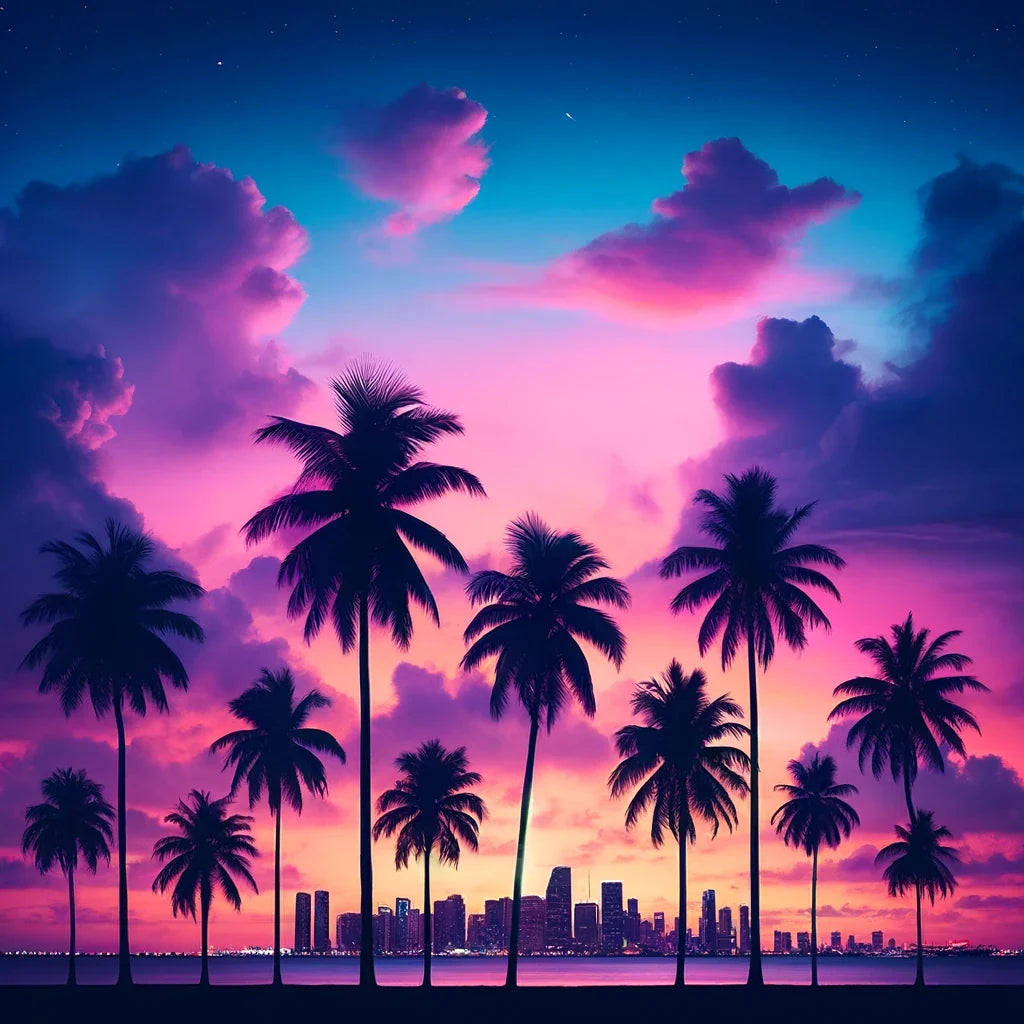 Miami Twilight Canvas