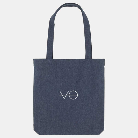Midnight Blue Organic Tote Bag, Vegan Gift