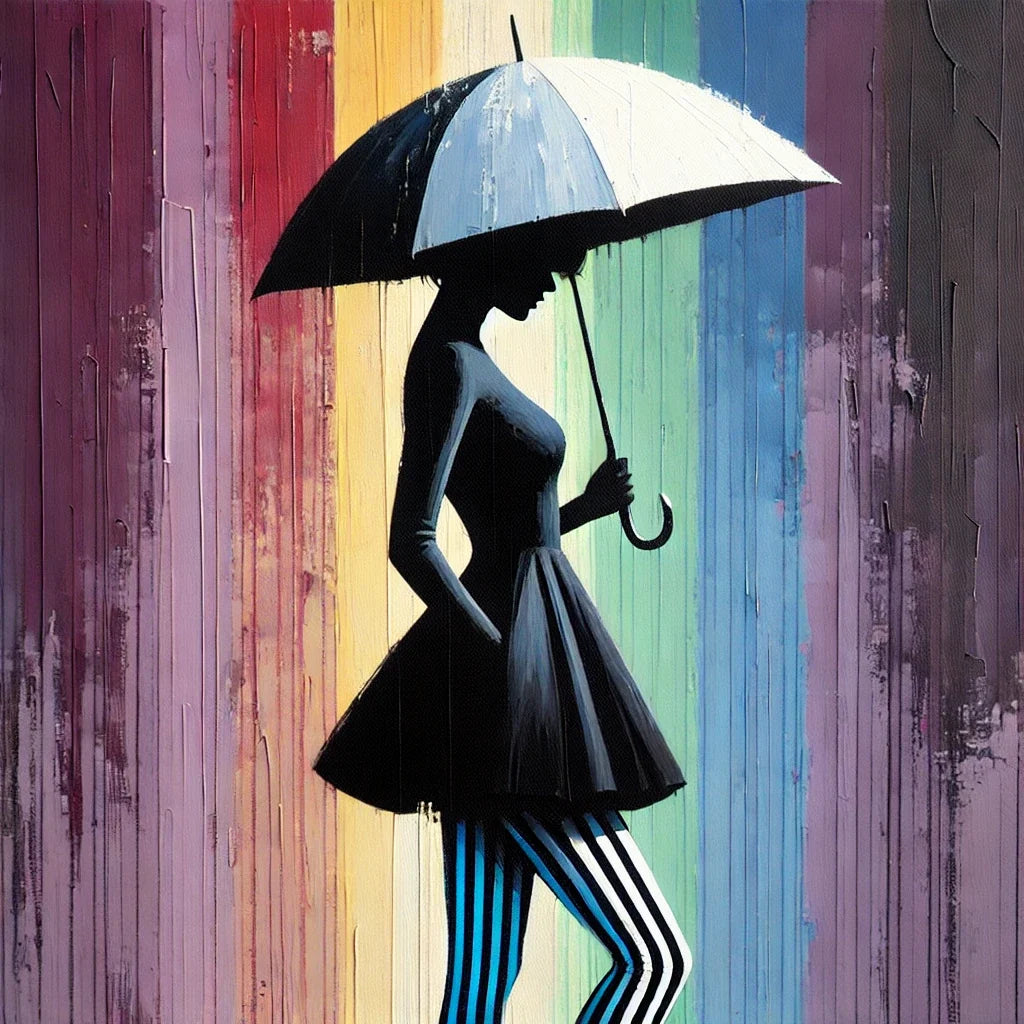 Midnight Rainbow Canvas