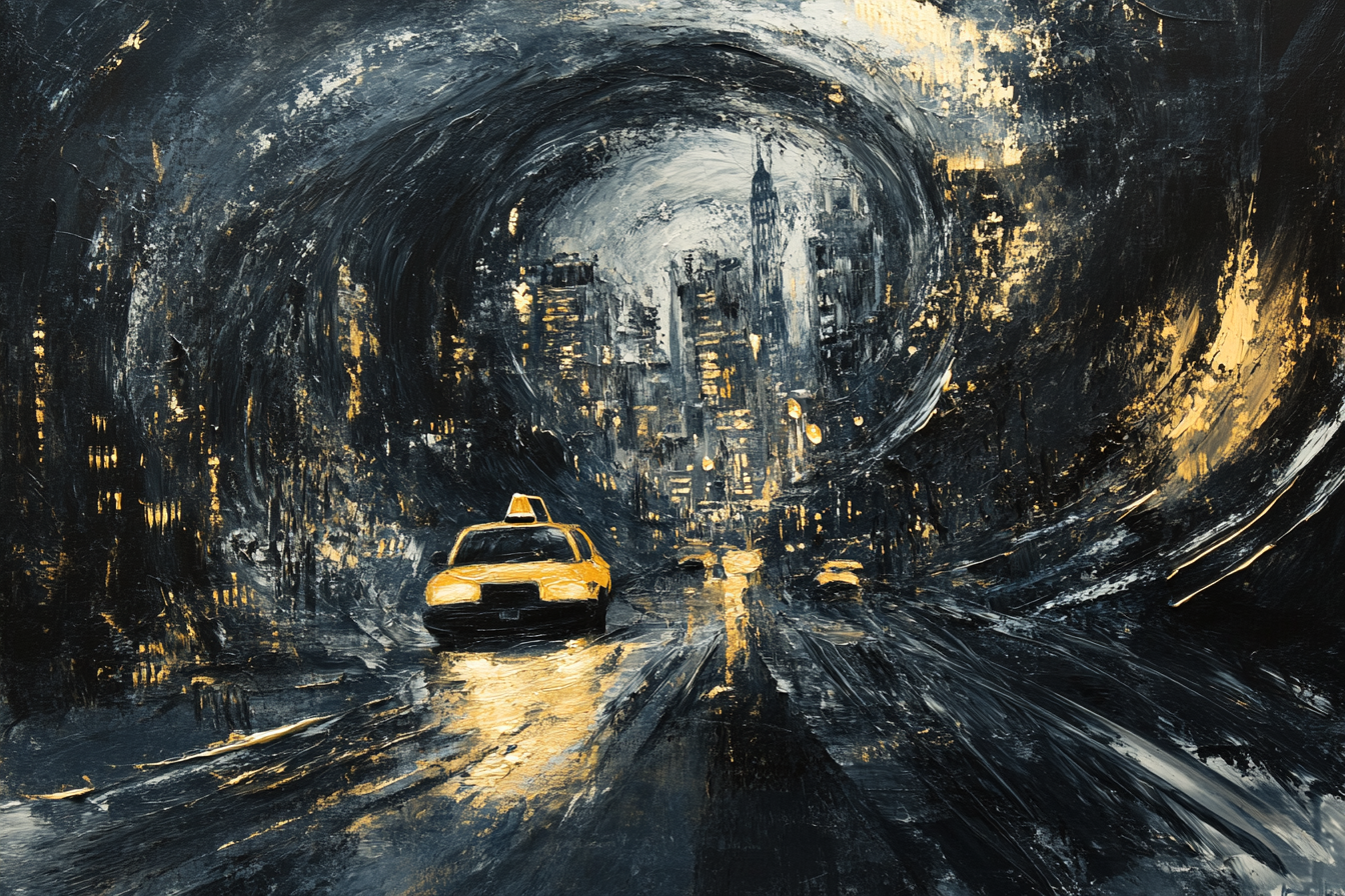 Midnight Taxi Reverie Blanket