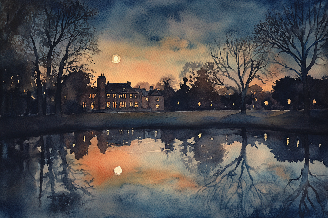 Midnight Verulamium Park Canvas