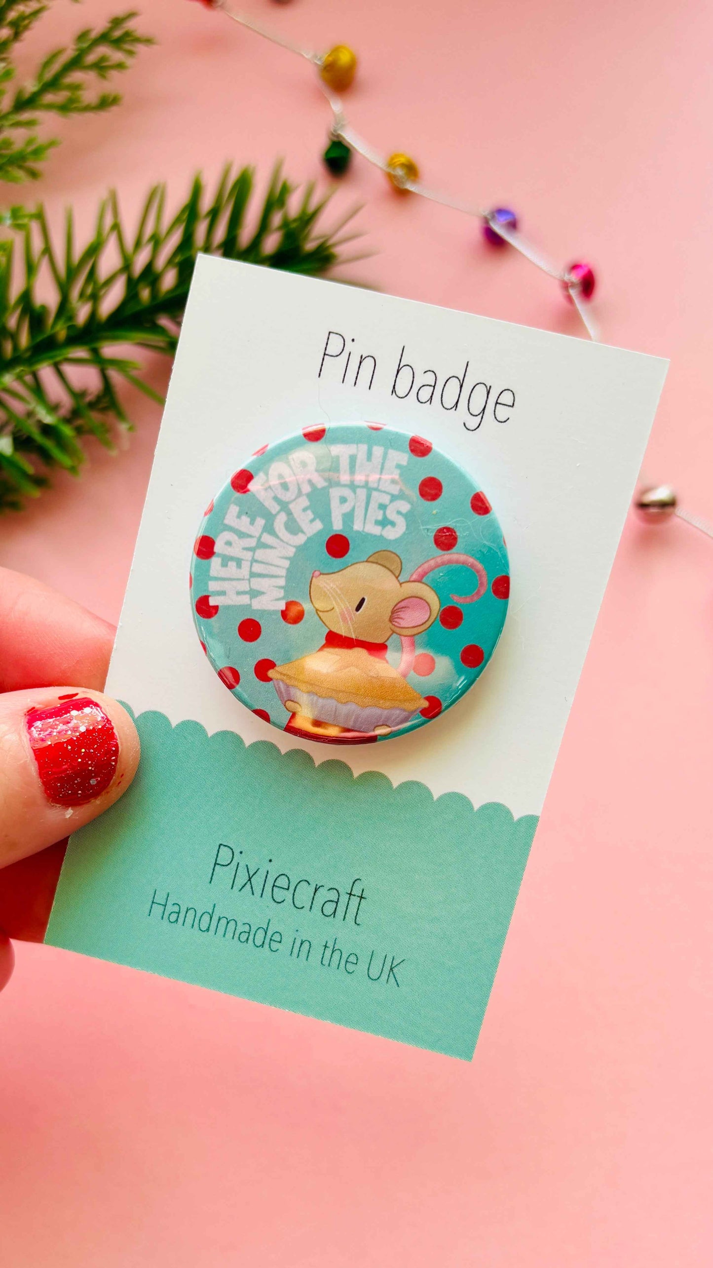 Funny Christmas Badges/Magnets Pick