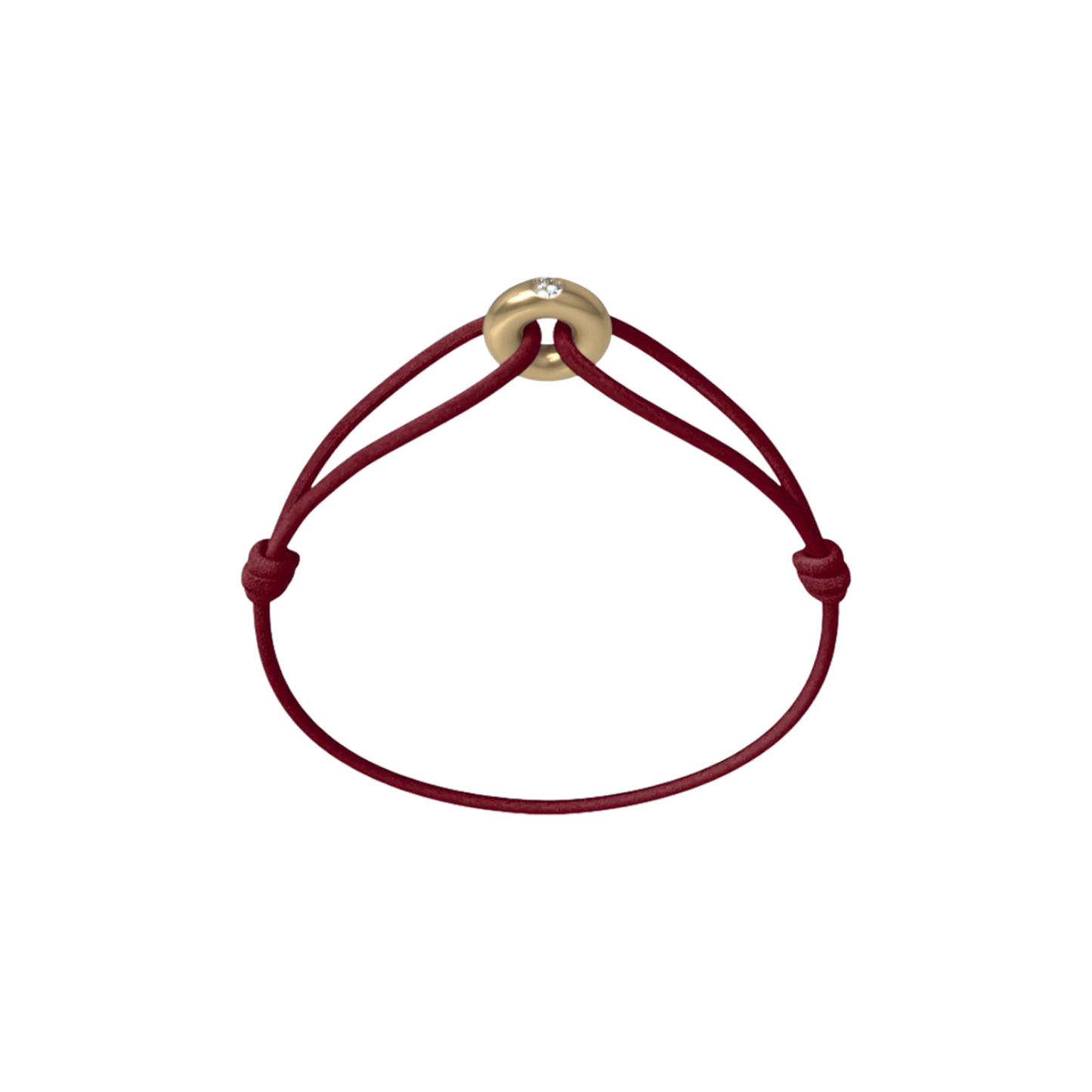 Mini Golden Soho Diamond Cord Bracelet