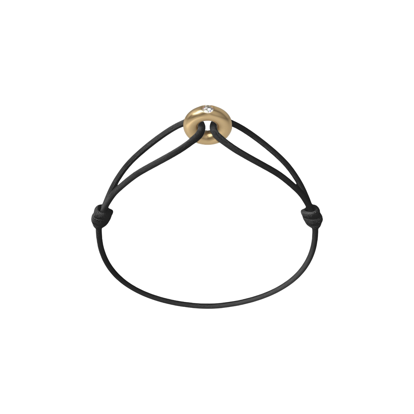 Mini Golden Soho Diamond Cord Bracelet