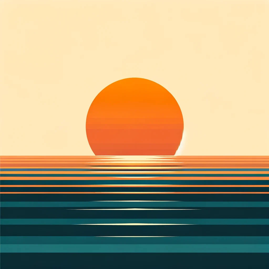 Minimalist Horizon Canvas
