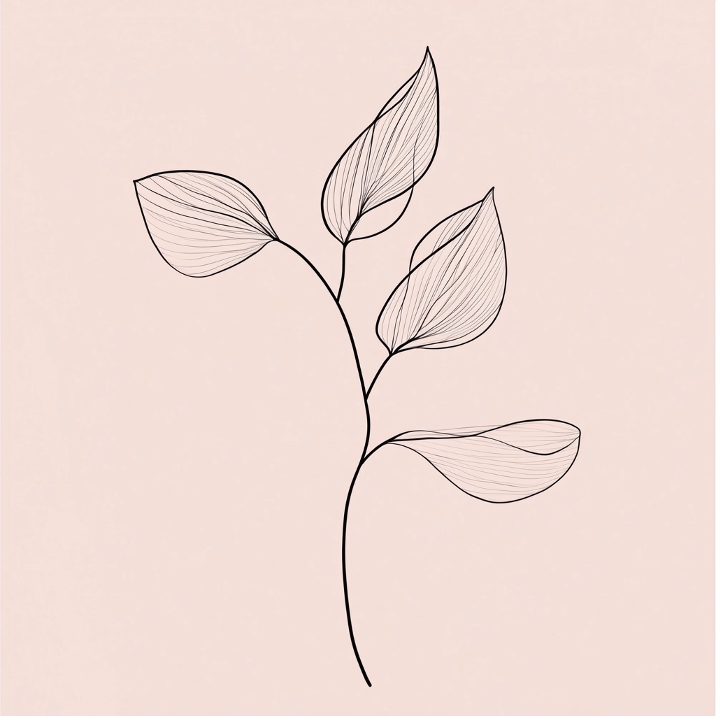 Minimalist Leaf Cotton Cushion