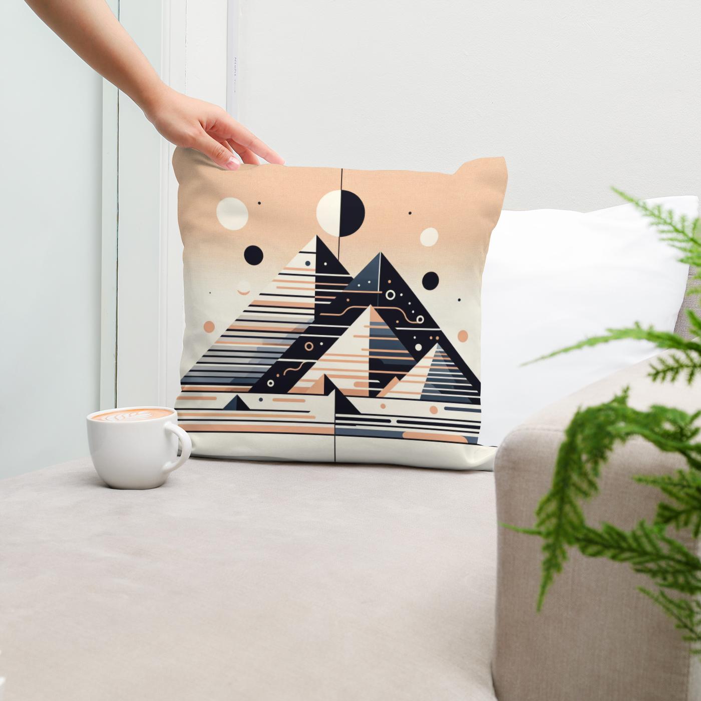 Serenity of Ancient Sands Cotton Cushion