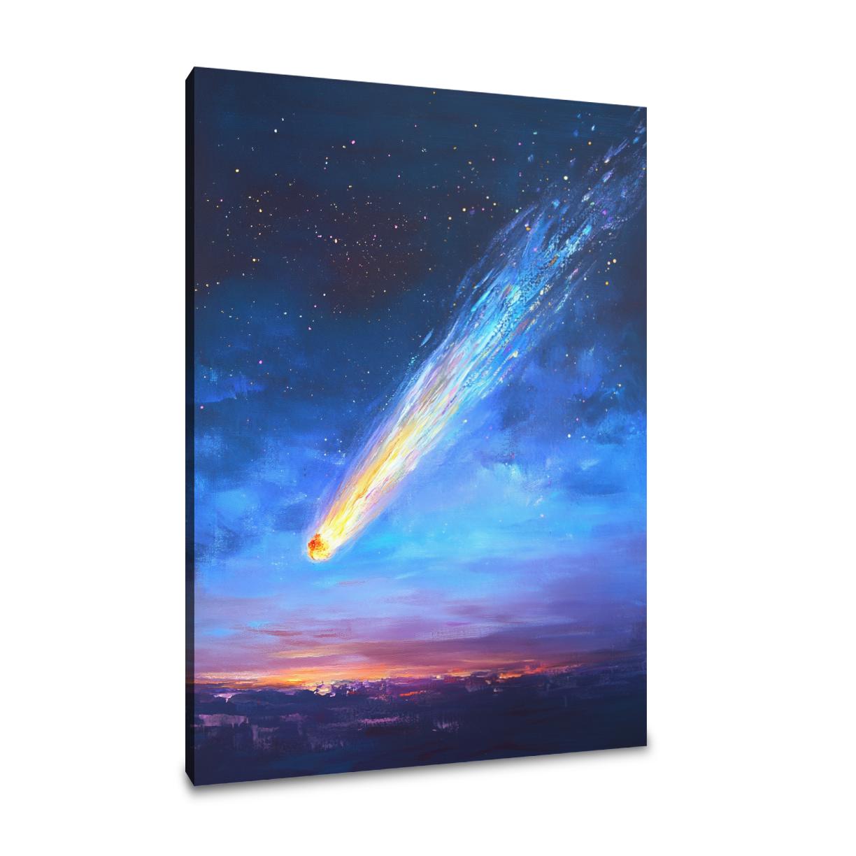Celestial Dream Comet Canvas
