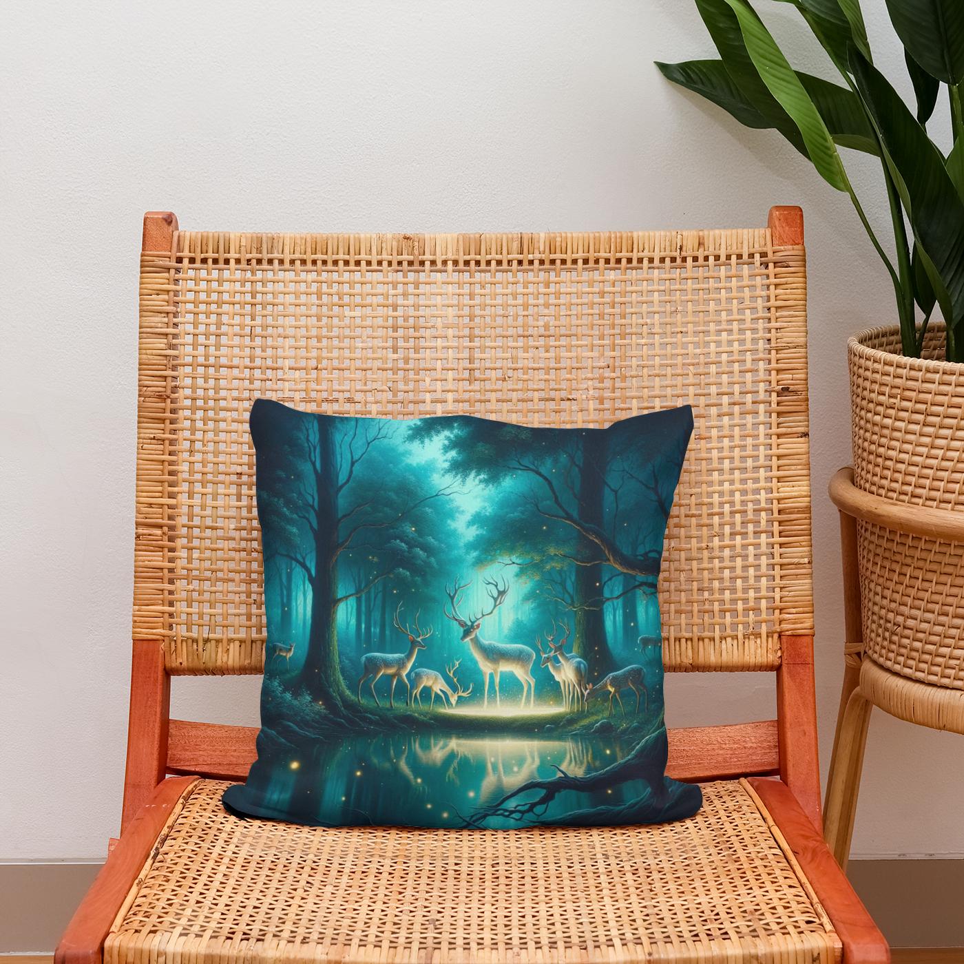 Whispering Woods Cotton Cushion