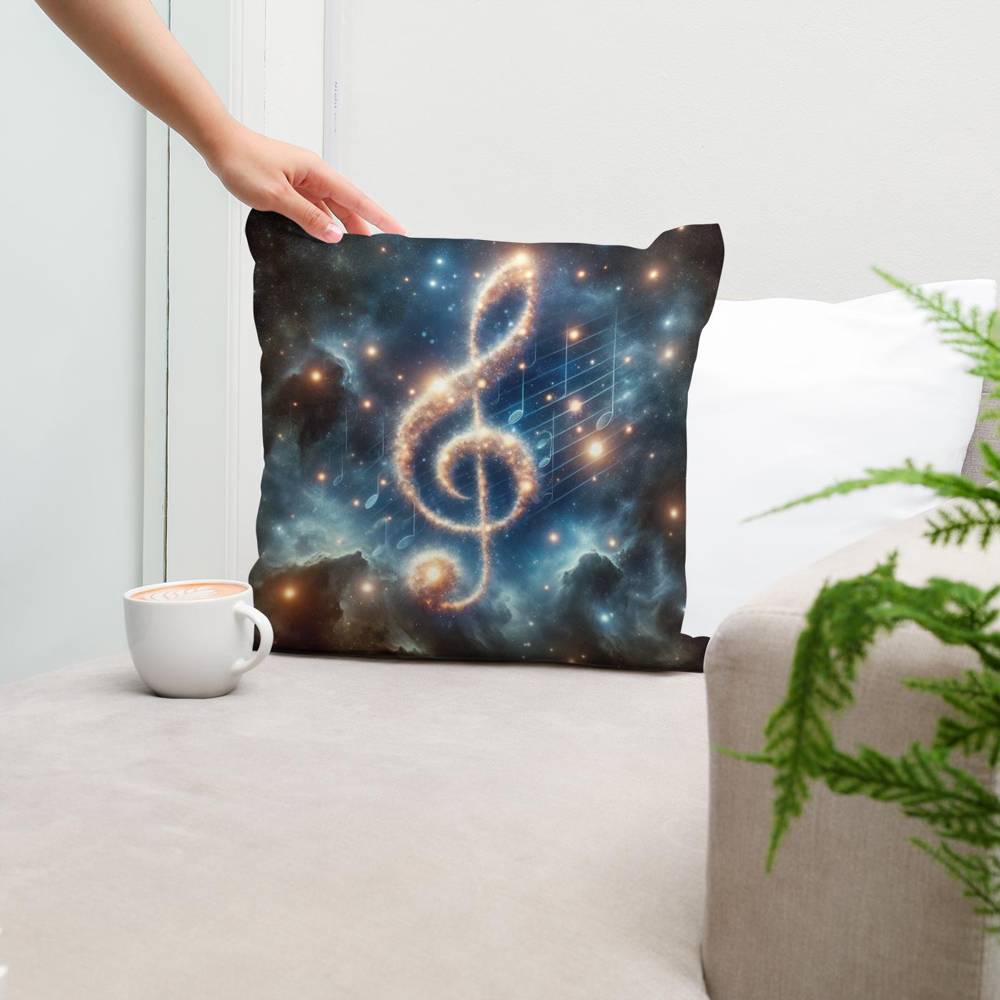 Cosmic Symphony Cotton Cushion